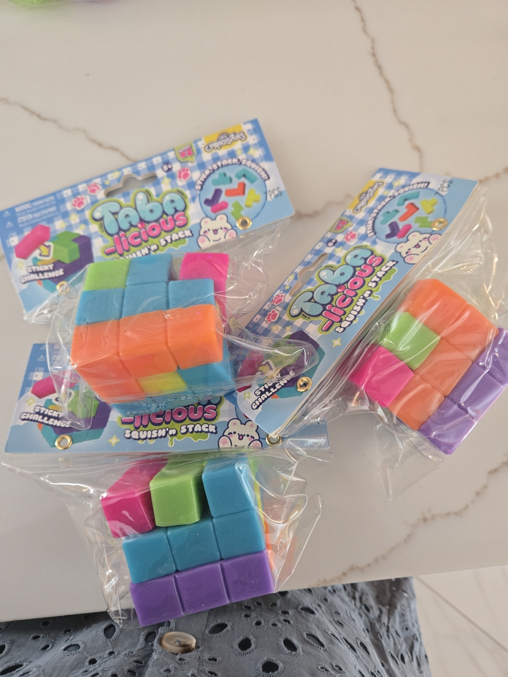 Tabalicious Colorful Squishy Stack Puzzle - Multicolor